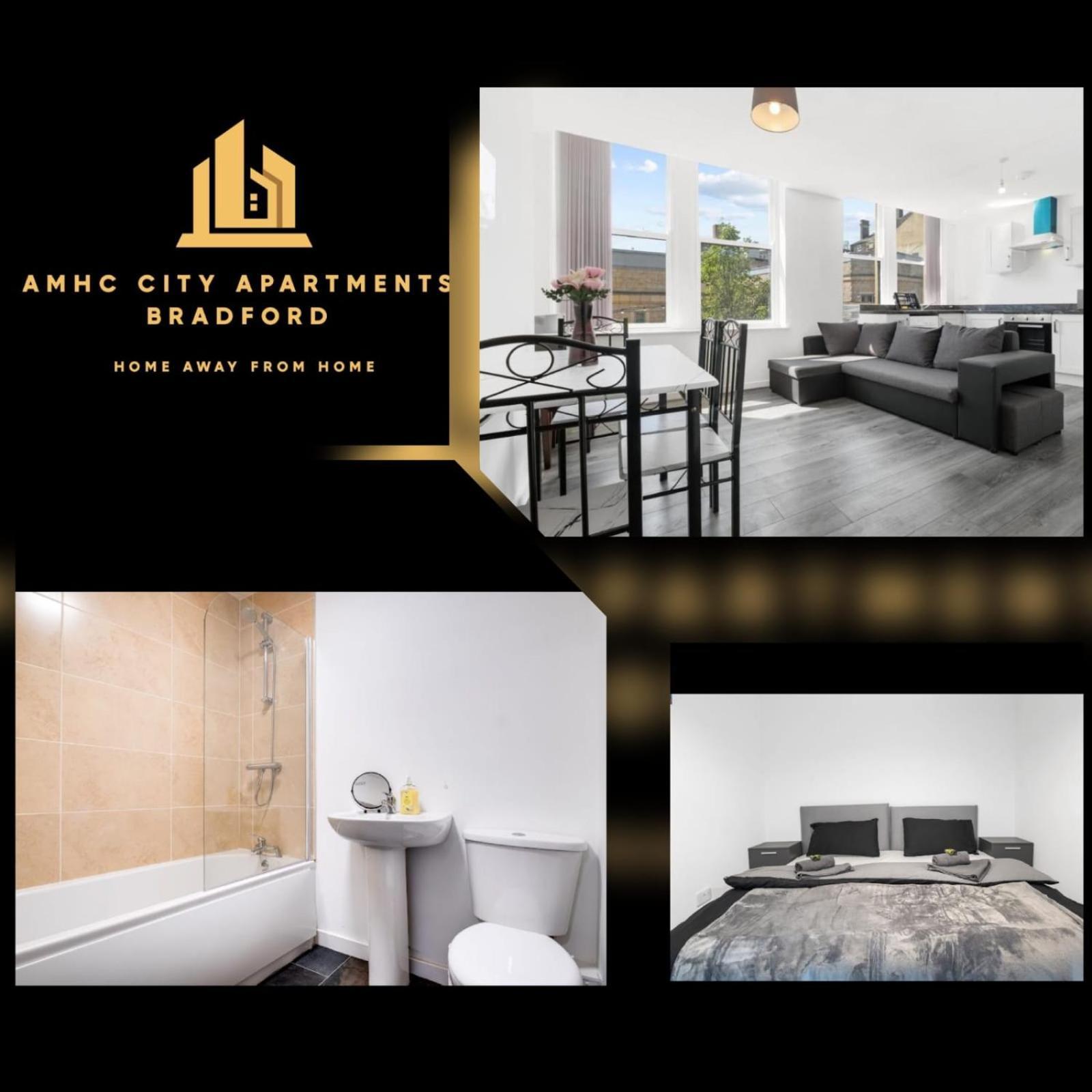 Amhc City Apartments Bradford City Centre One & Two Bedroom Apartments, 24 Hours Express Self Check In, Long Stay Contractors Welcome, Paid Parking Available Nearby Екстериор снимка